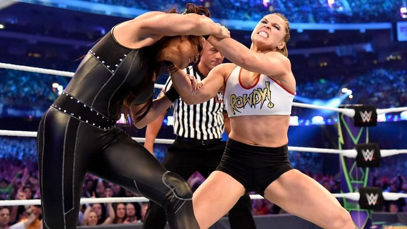 Ronda has only had one match in WWE